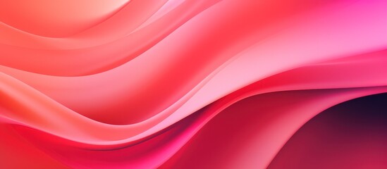 Obraz premium Abstract Red and Pink Waves - A Dynamic Background Texture.