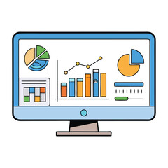 Obraz premium Google Analytics is a powerful website tracking tool that monitors visitor behavior, traffic sources, and engagement, helping site owners optimize performance and grow results. 