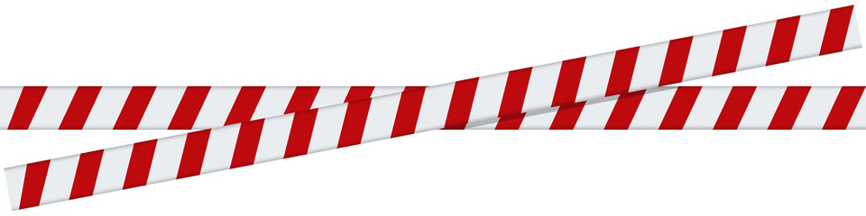 Festive Christmas Striped Ribbon Banner &ndash; Holiday Decorative Element for Greeting Cards and Social Media Posts, Isolated on Transparent Background