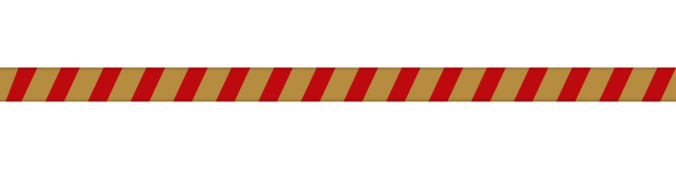 Festive Christmas Striped Ribbon Banner &ndash; Holiday Decorative Element for Greeting Cards and Social Media Posts, Isolated on Transparent Background