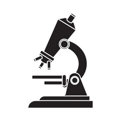 Laboratory Microscope Illustration