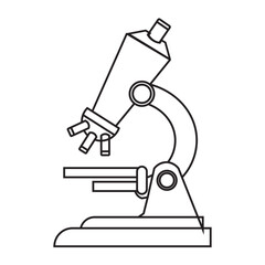 Laboratory Microscope Illustration