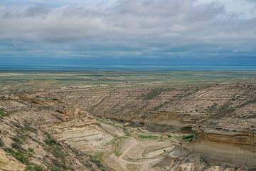 Ancient fossils. The floor of the ancient Tethys Ocean.