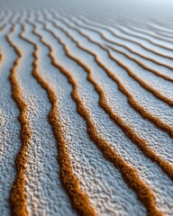 Gentle ripple pattern across matte floor, wellness, soothing sensory calm