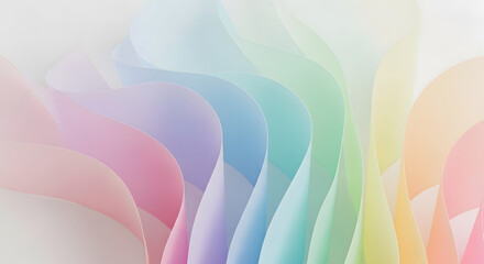 Abstract colorful waves flowing gracefully across the image creating a vibrant visual.