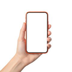 hand holding smart phone