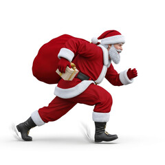 santa claus with gifts