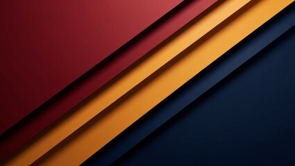 Fototapeta premium Abstract geometric diagonal color blocks