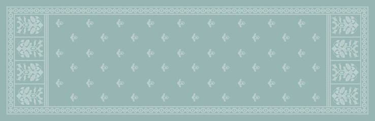 floral elements dupatta design for kurti suit ready to print