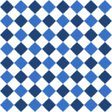 blue plaid fabric texture, blue diamond checkerboard repeat pattern, replete image, design for fabric printing, rhombus 
