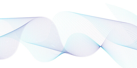 Abstract colorfull wave element for design. Digital frequency track equalizer. Stylized line art background. Vector