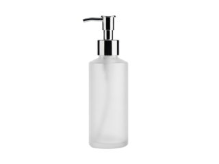 Lotion bottle pump clean container isolated pure white background