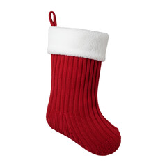 Festive holiday stocking home decor christmas cozy atmosphere close-up