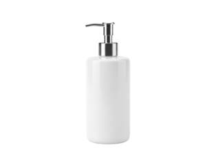 Lotion bottle pump clean container isolated pure white background