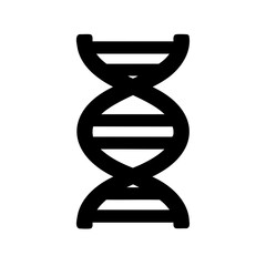 Stylized Double Helix Symbol Represents Genetics and Molecular Biology Processes