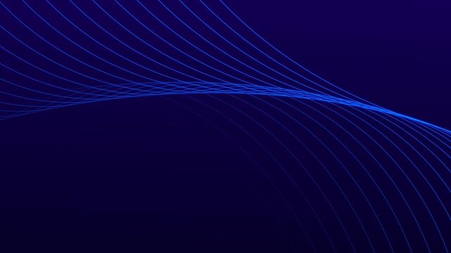 Geometric white lines on a black background evolving structure loop.Abstract geometric liens background. Abstract swirl lines background .