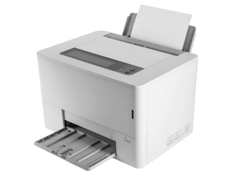 printer isolated on white background