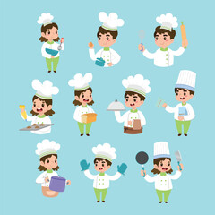 Cute Chef Illustration Collection