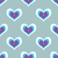 seamless pattern with hearts