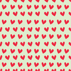 seamless pattern with hearts