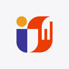 Abstract logo. Logo design. Template elements. Geometric abstract logo