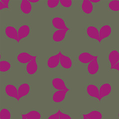 love heart valentine seamless pattern
