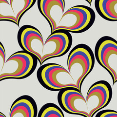 seamless pattern with hearts