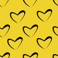 seamless pattern with hearts
