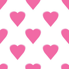 valentine day, valentine seamless pattern with hearts design for fabric, cotton, wallpaper, satin, carpet.