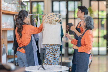 Family Business Live Streaming to Sell Clothes Online