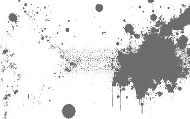 Grungy Glitch Noise Layers With Distorted Halftone Pattern and Retro Screen Print Texture