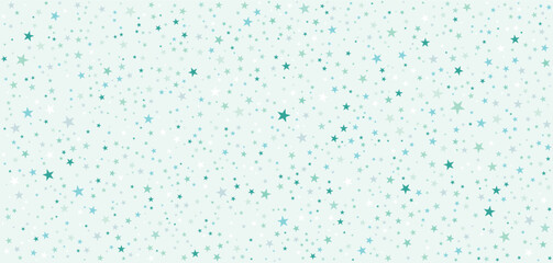 Blue Star and Dot Pattern on Light Background. Whimsical Celestial Design for Winter Decor, Celebration Graphics, Nursery Wallpaper, Holiday Wrapping Paper, and Magical Sky Themed Projects