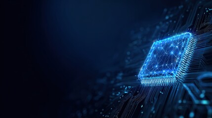 Illuminating the cutting edge of technological innovation. ..Created with Generative AI, not depicting real subjects.