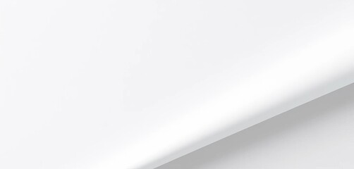 Close-up of a blank poster mockup with subtle texture and rolled edges,  illustration,  graphic design