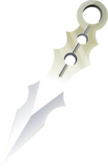 Knife Kitchen Grey Vector Draw Design Funny Cute Eat Cartoon