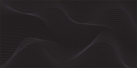 steel silver lines on a black background. metallic pattern. design modern luxury futuristic background vector illustration.