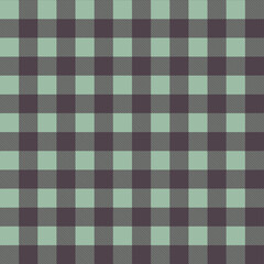 Bold Mint Black Gingham Check Pattern