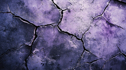 Cracked purple concrete texture for creative artistic backdrop and modern design