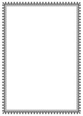 Elegant vector certificate frames featuring decorative borders.