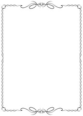 Elegant vector certificate frames featuring decorative borders.