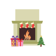 Christmas Fireplace