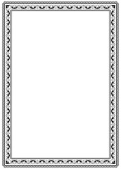 Elegant vector certificate frames featuring decorative borders.