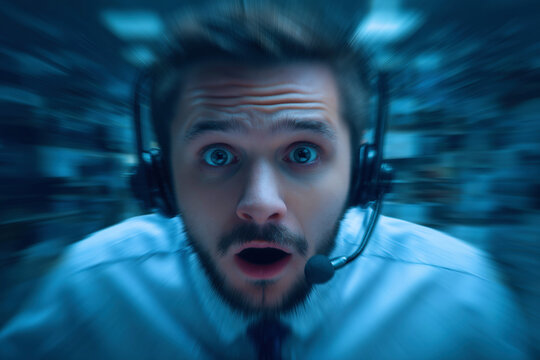 Dynamic Call Center Agent in Excitement Capturing Attention with Headset