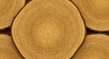 Wooden Cross Sections - A Detailed Look at Tree Rings.