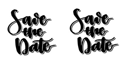 Elegant save the date announcement with modern typography for wedding invitations, party reminders, and special occasion cards for happy couple