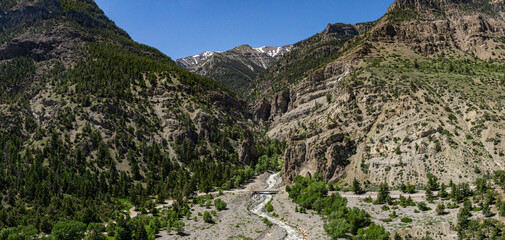 Valley Entrance in Wyoming northern Wilderness