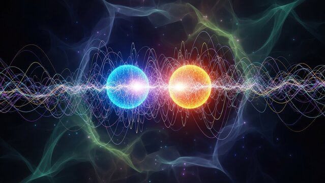Quantum Energy Nexus: A Luminescent Particle Core Suspended in a Dynamic Neural Light Network