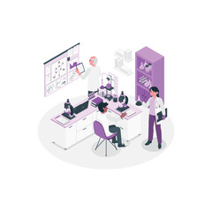 Laboratory Disproportionate Illustrations