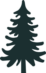 A trees black shadow 