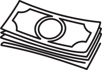 Money icon vector illustration